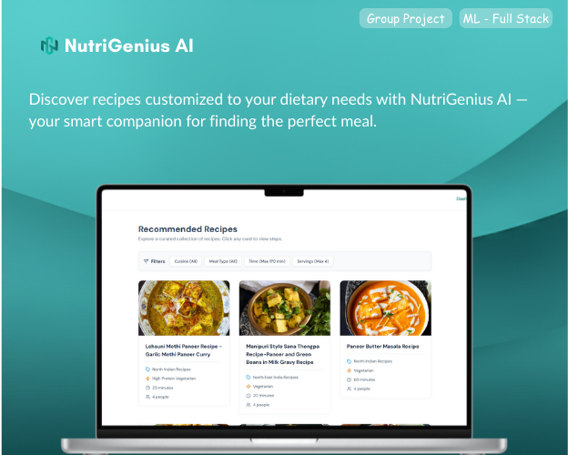 NutriGenius AI screenshot